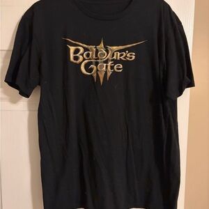 Baldur's Gate Large Black T-Shirt